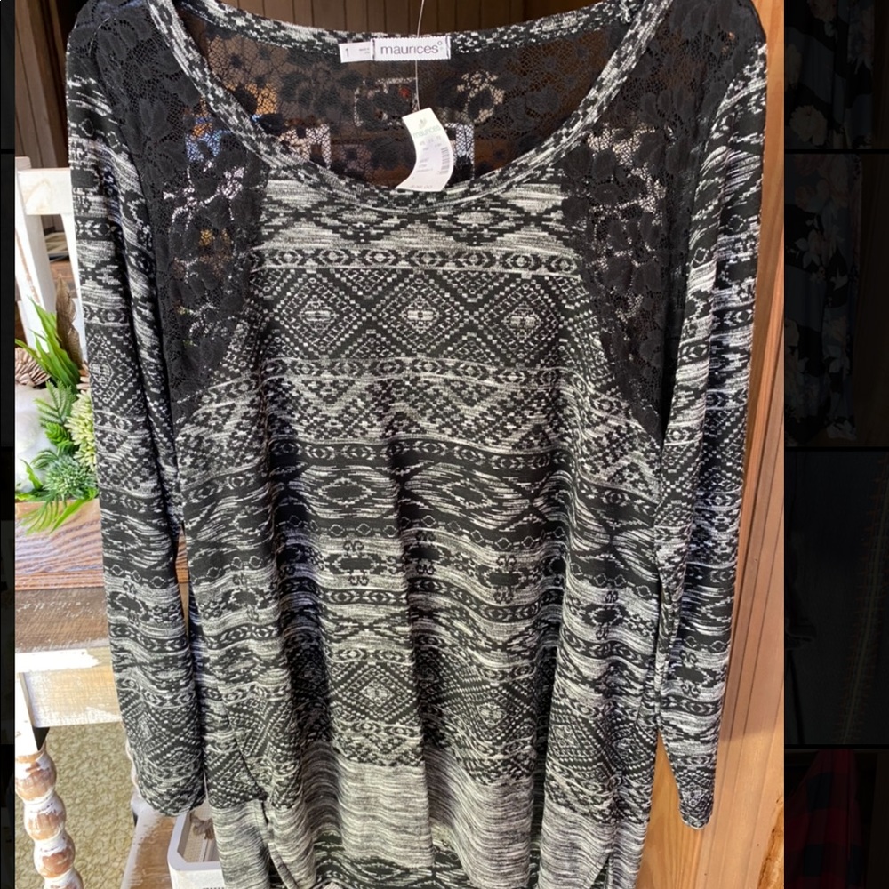 NWT Maurice’s long sleeve top 1X